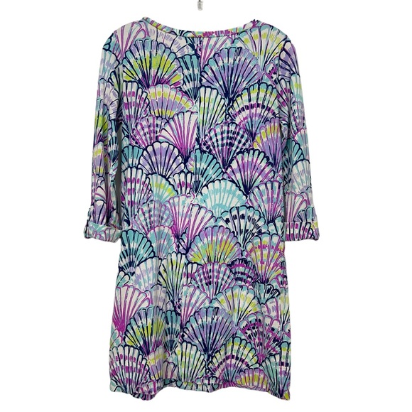 Lilly Pulitzer Oh Shello T shirt quarter sleeve women’s shift dress size XS - Picture 2 of 6